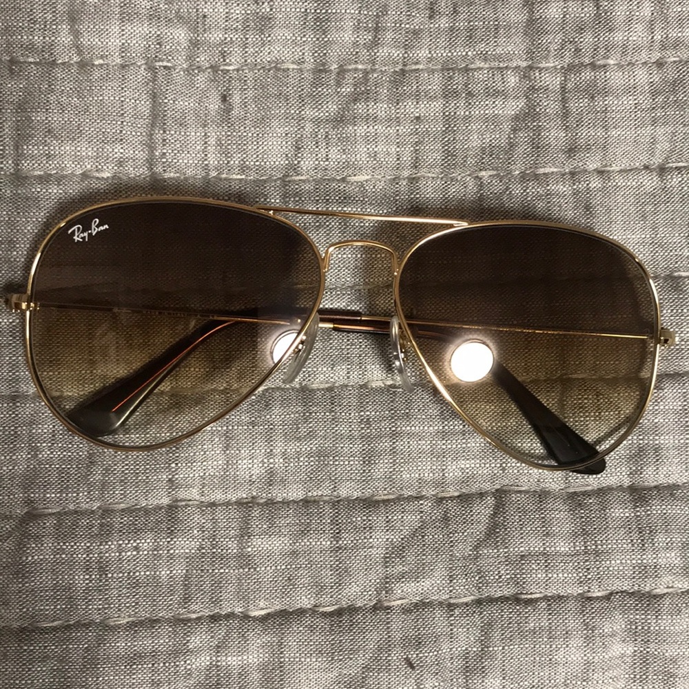 Ray Ban Light Brown Gradient Aviators